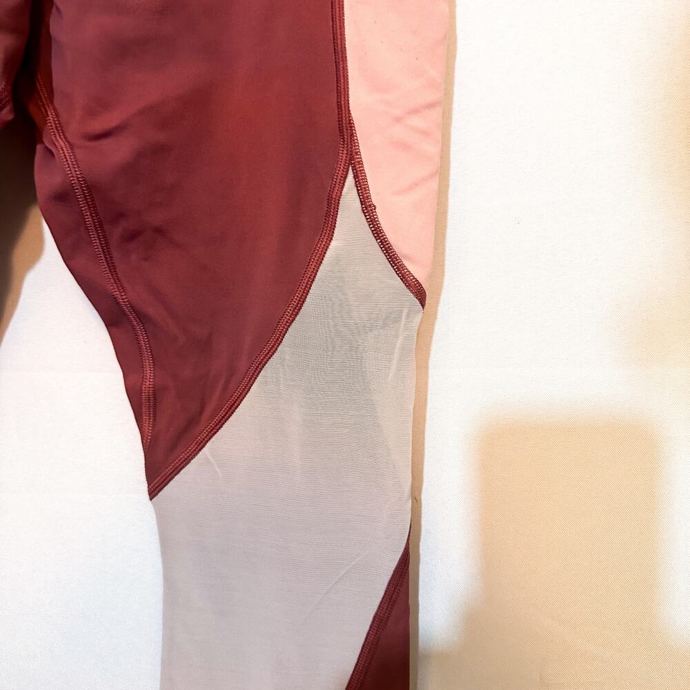 ATHLETA Colorblock All In 7/8 Pocket Tight in Berry Pink Sz. S - Picture 7 of 7